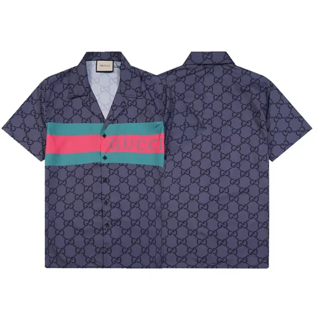 Gucci Shirts Short-sleeve printed button-up shirt product detail image 12