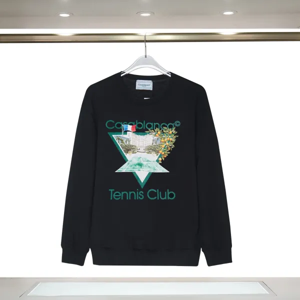 Casablanca Arch Print Black Crewneck Sweatshirt Sweater - 19