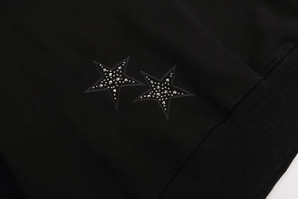 Givenchy Star-Print Black Sweatshirt Sweater - 6