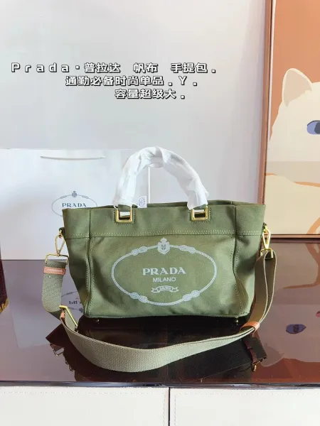 Prada Re-Edition 2005 Tote Bag Yellow Leather Handbag - 17