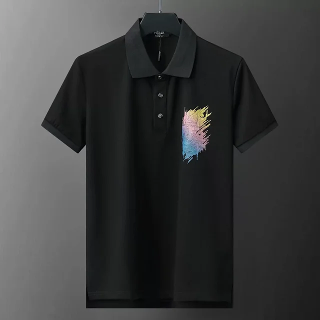 Fendi Shirts Short-Sleeve Polo Shirt product detail image 11