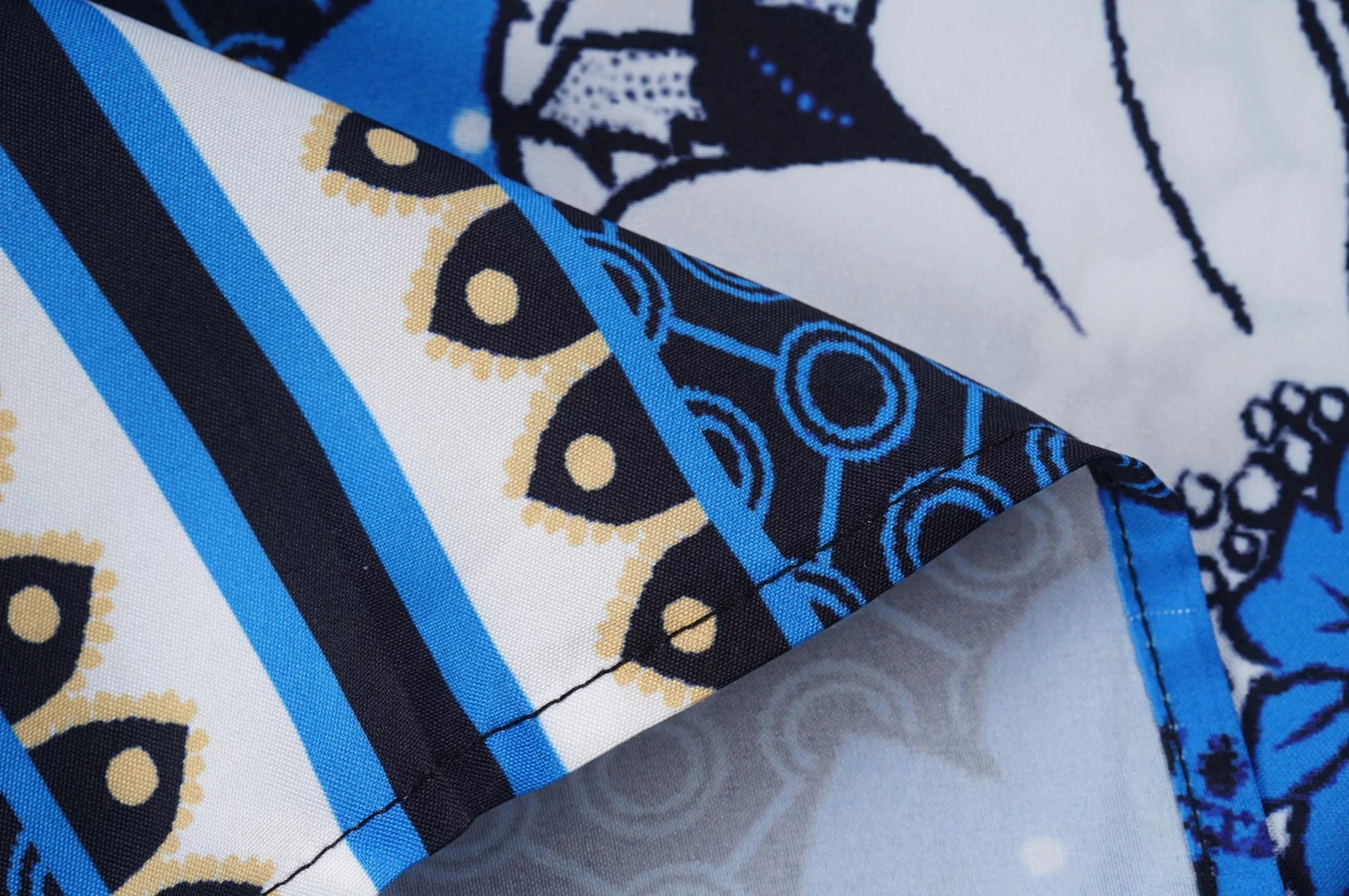 Valentino Logo Print Blue and White Resort Set - 11