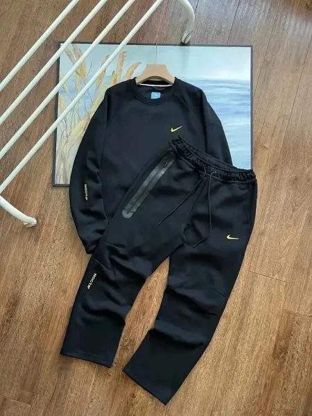 Nike Tech Fleece Joggers Gray Sweatpants - 3