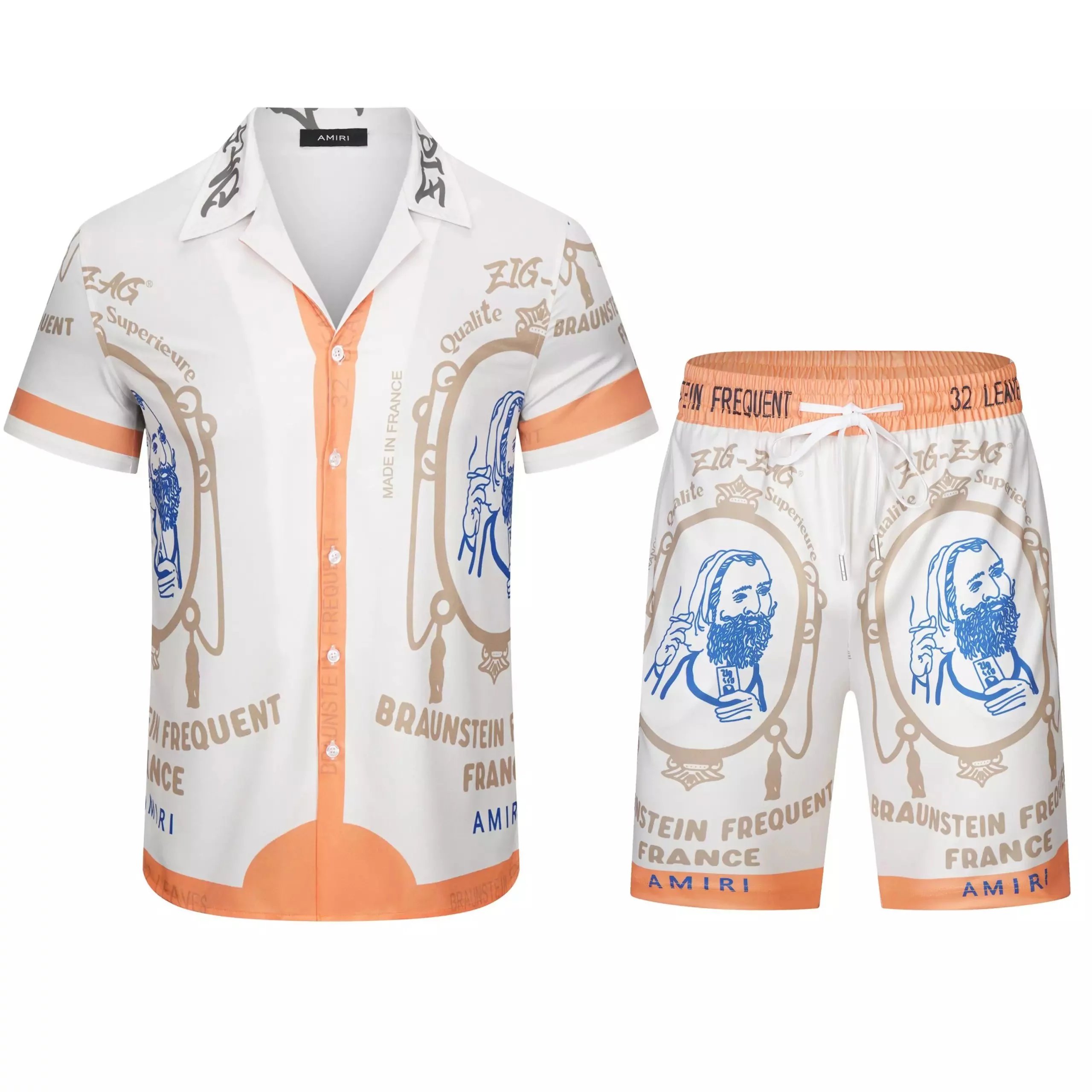 Design District Arts Summer Shorts Beige Multicolor - 27