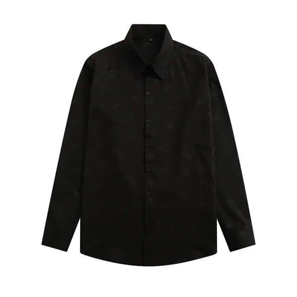 Gucci GG Embroidered Shirt White with Red-Green Trim - 16