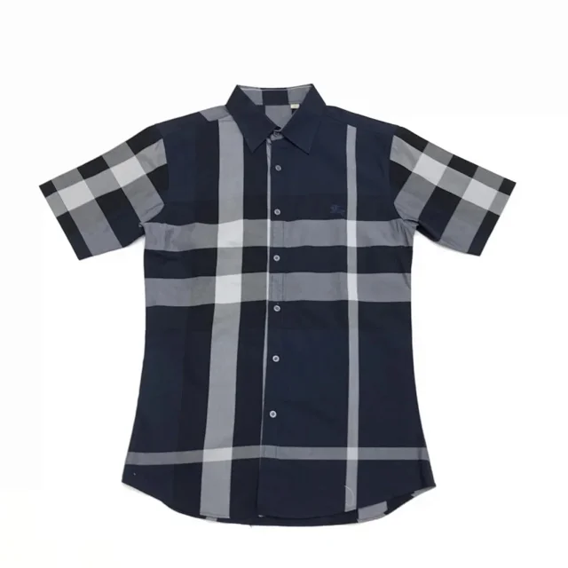 Burberry Shirts Short-Sleeve Check Button-Up Shirt product detail image 14