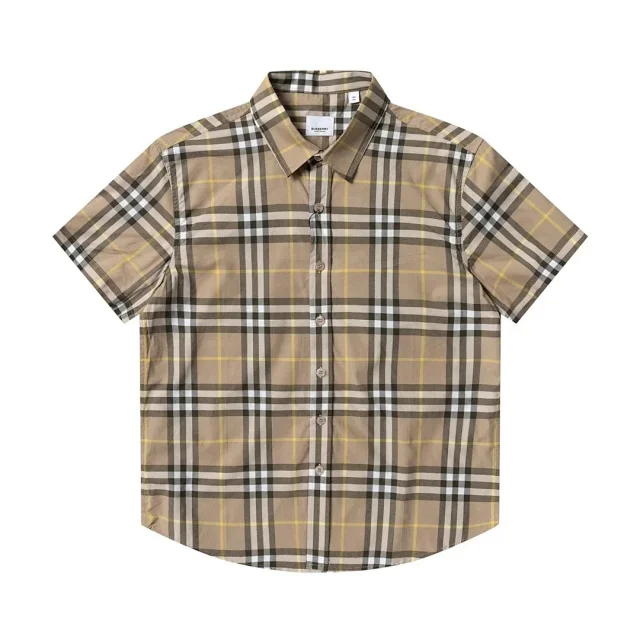 Burberry Shirts Short-Sleeve Check Button-Up Shirt product detail image 22