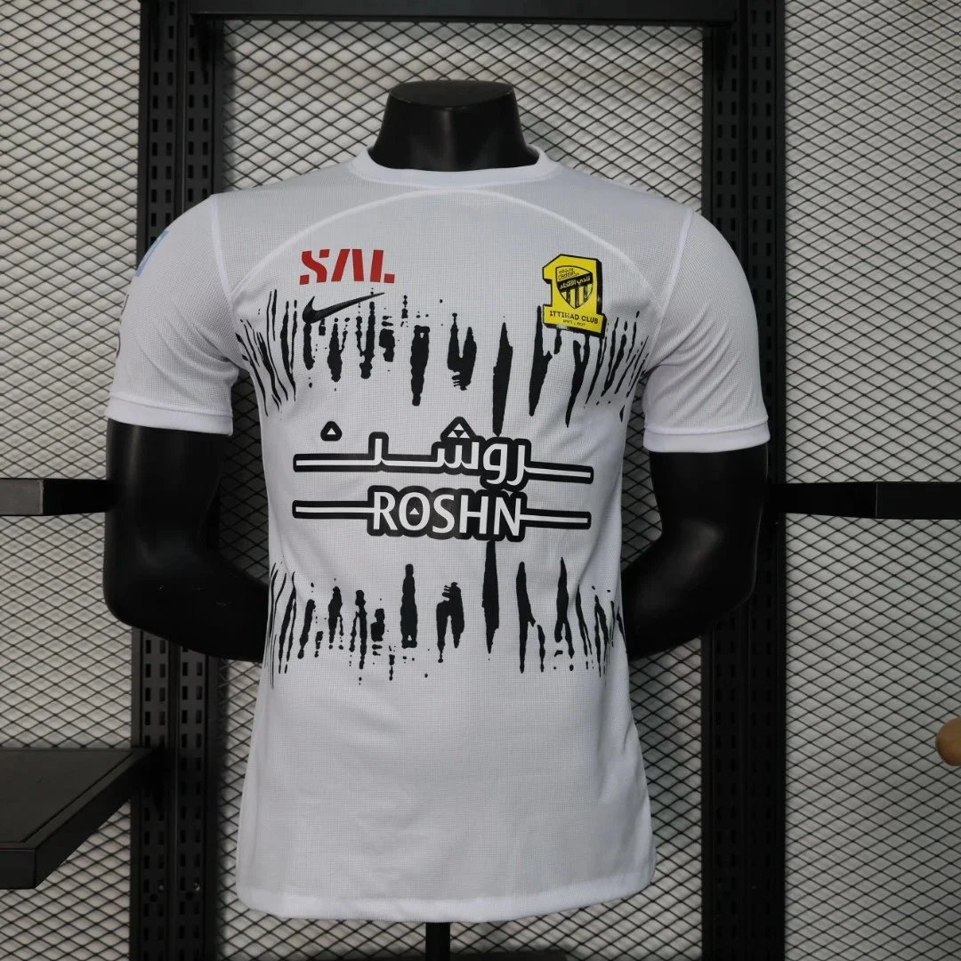 Nike Al-Ittihad Club 2023-24 Third Jersey Black / Yellow - 25