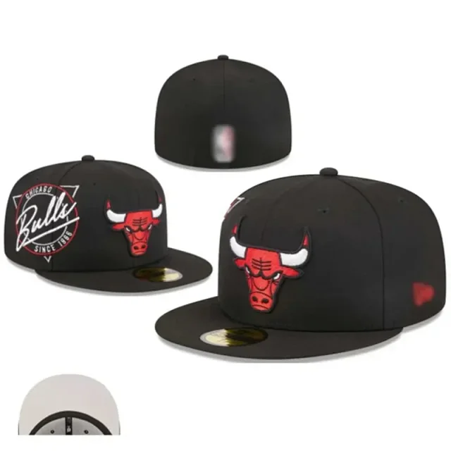 New Era Hats 59FIFTY-style flat-brim fitted baseball caps with embroidered team logos product detail image 33