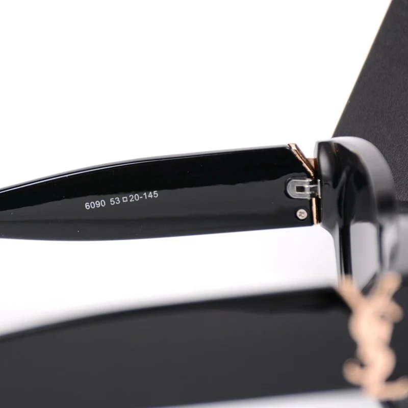Saint Laurent Square Frame Gradient Purple Sunglasses - 7