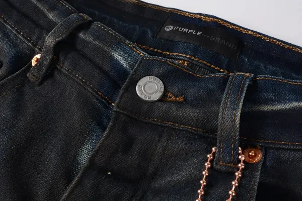 Purple Brand Holographic Denim Jeans - 4