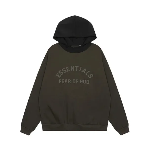 Fear of God Essentials Arch Logo Hoodie Gray - 16