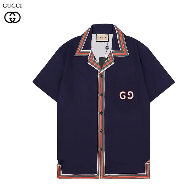 Gucci Shirts Printed Button-Up Shirt product detail image 32