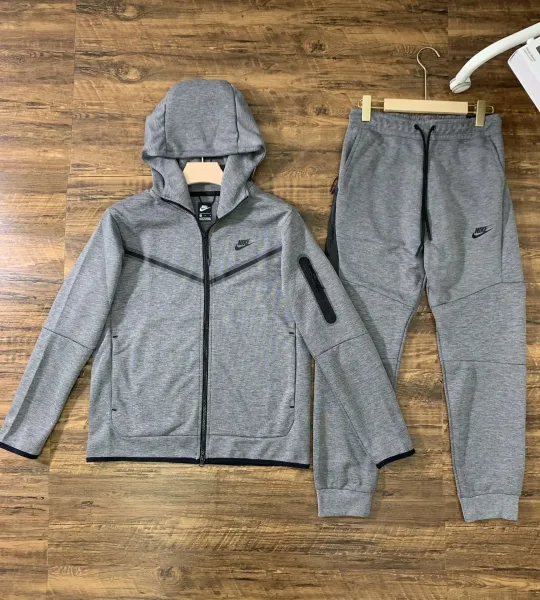 Nike Tech Fleece Joggers Gray Sweatpants - 19