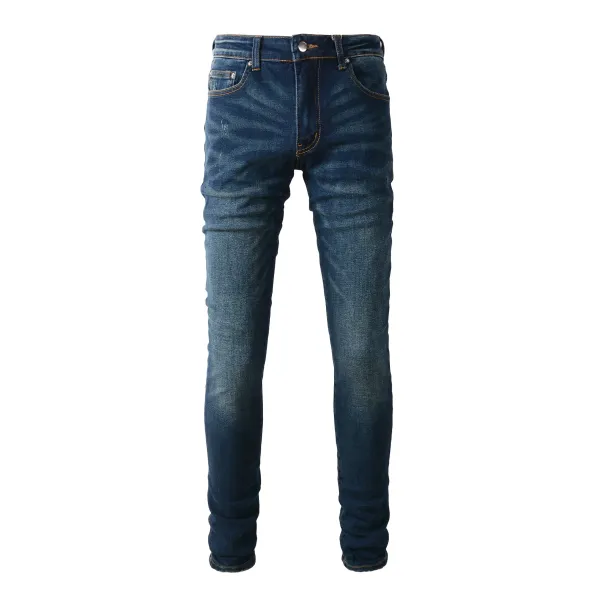 Distressed Printed Patchwork Black Jeans - 24