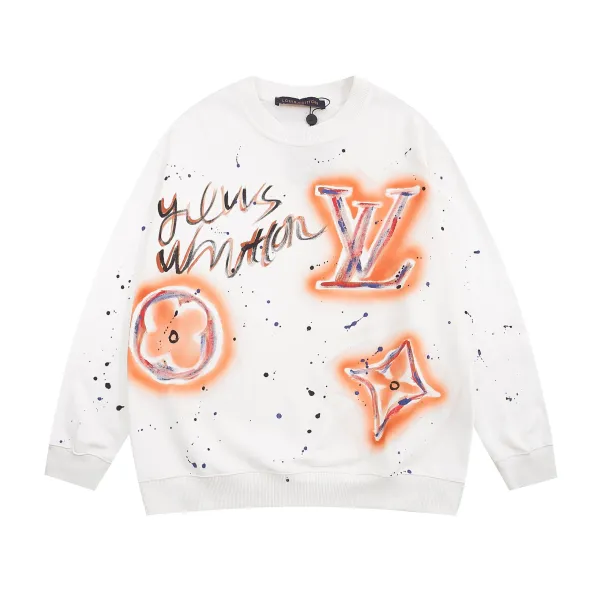 Louis Vuitton Monogram Cloud Embroidery Black Sweater - 18