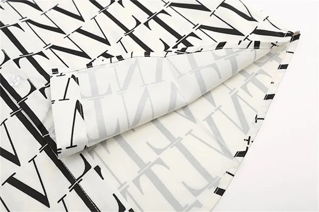 Valentino Shirts Printed Button-Up Shirt product detail image 9