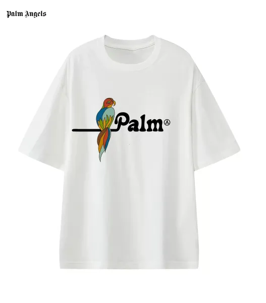 Palm Angels Heart Drip Logo Black T-Shirt - 11