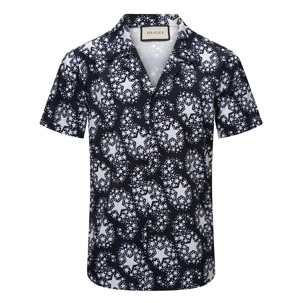 Gucci Floral Print Short-Sleeve Shirt Multicolor - 12