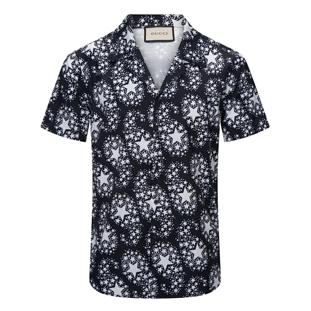 Gucci Shirts Short-sleeve printed button-up shirt product detail image 11