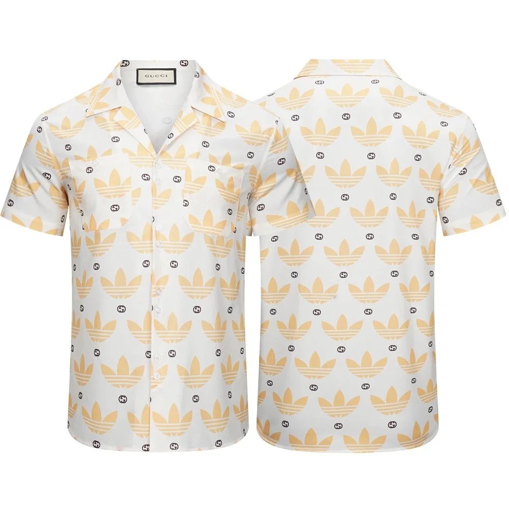 Gucci Floral Print Short-Sleeve Shirt Multicolor - 16