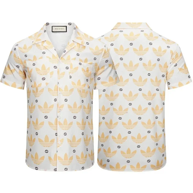 Gucci Shirts Short-sleeve printed button-up shirt product detail image 15