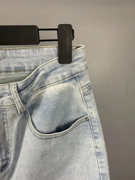 Loewe Anagram Logo Straight-Leg Jeans Dark Wash - 5