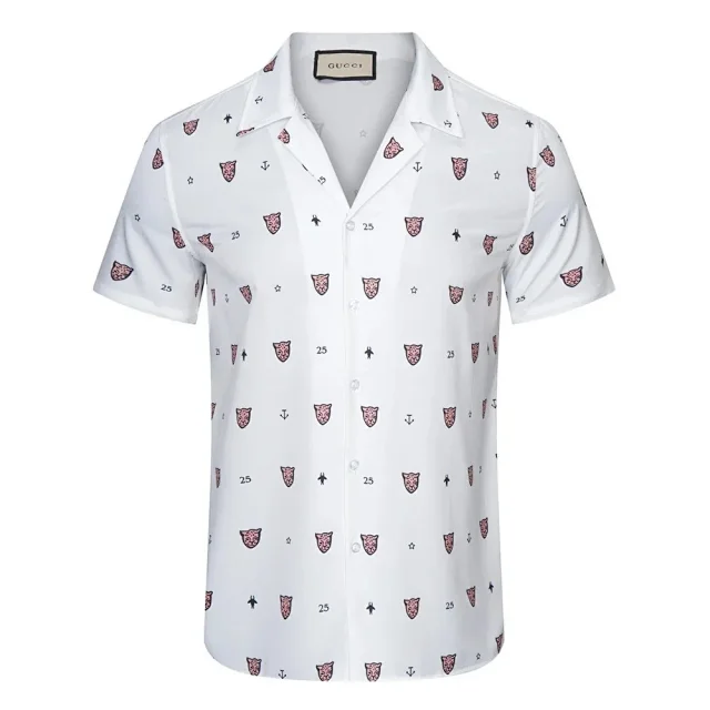 Gucci Shirts Short-sleeve printed button-up shirt product detail image 24