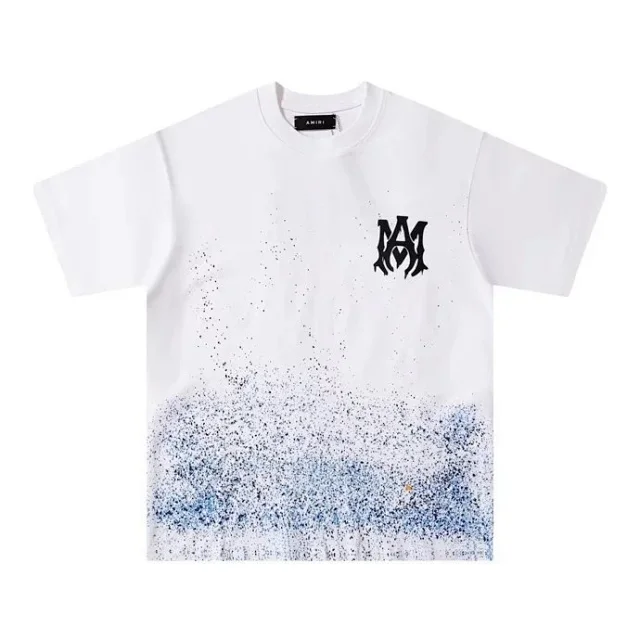 AMIRI T-Shirts Short-Sleeve Crew-Neck Logo-Print product detail image 23