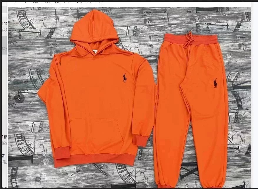 Polo Ralph Lauren Classic Logo Hoodie and Sweatpants Set Gray - 10