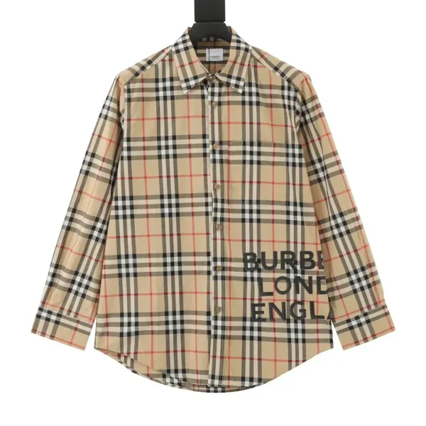 Burberry Classic Check Shirt Beige Multicolor Shirt - 20