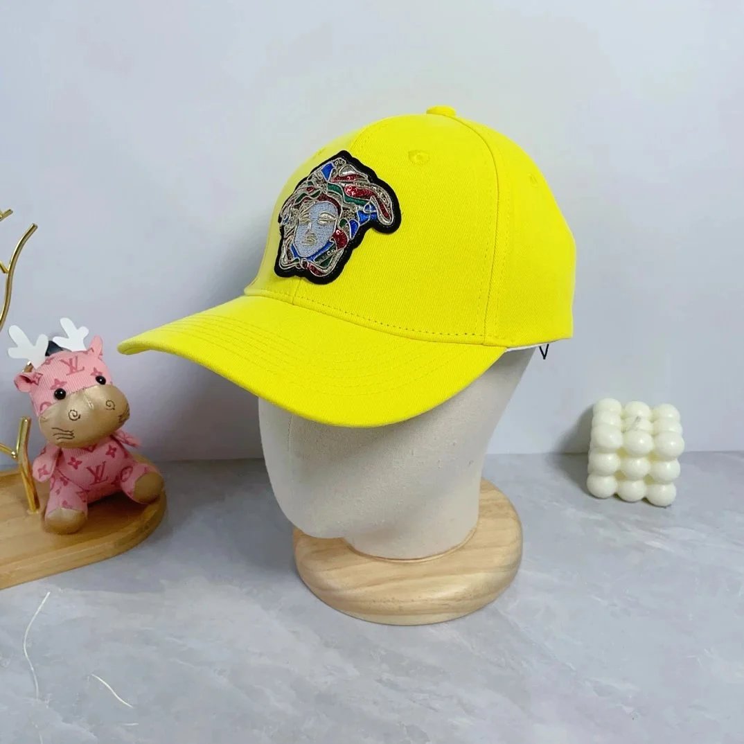 Unbranded Hats Baseball Cap with Embroidered Medusa-Style Patch — 17