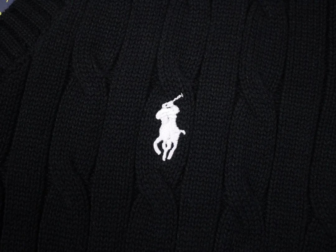 Polo Ralph Lauren Cable Knit Cardigan Lavender Sweater - 7