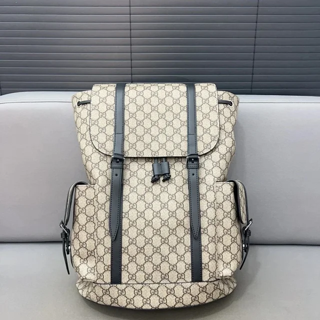 Gucci Backpacks Web Stripe and GG Monogram Designs product detail image 23
