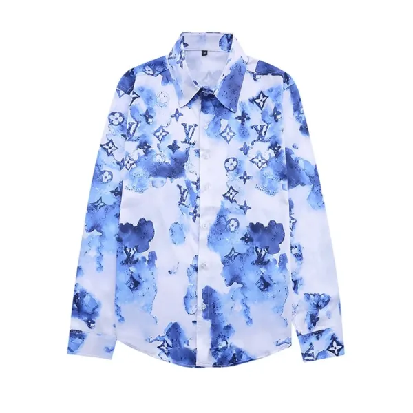 Louis Vuitton Floral Print Long-Sleeve Shirt White Multicolor - 13