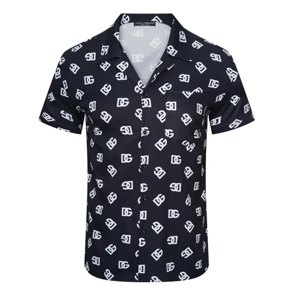 Dolce & Gabbana Embroidered Crest White Shirt - 33
