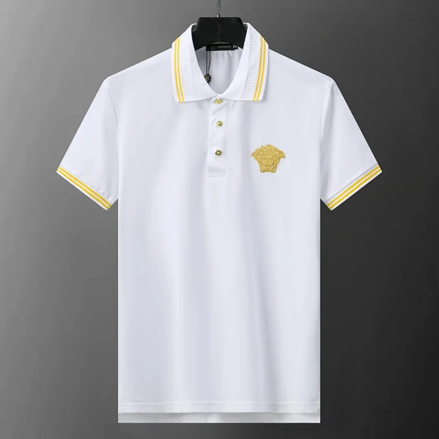 Versace Shirts Short-Sleeve Logo Polo Shirt product detail image 18