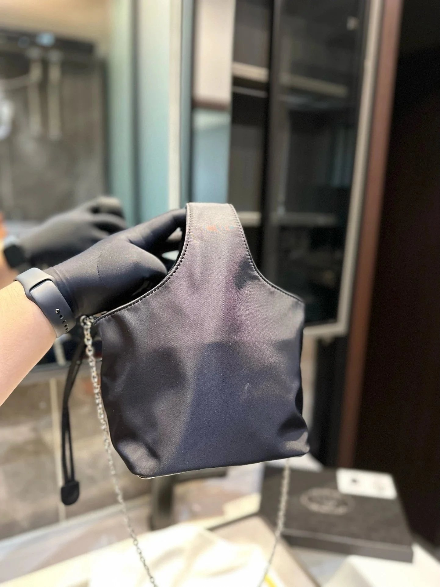 Prada Re-Nylon Mini Shoulder Bag Black - 4