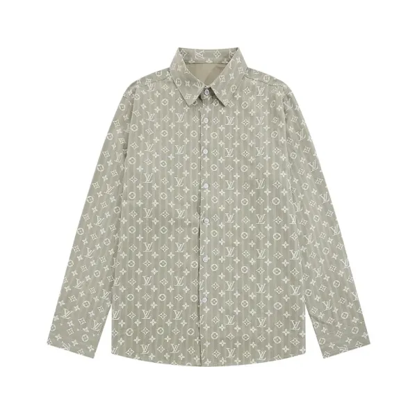 Louis Vuitton Floral Print Long-Sleeve Shirt White Multicolor - 26