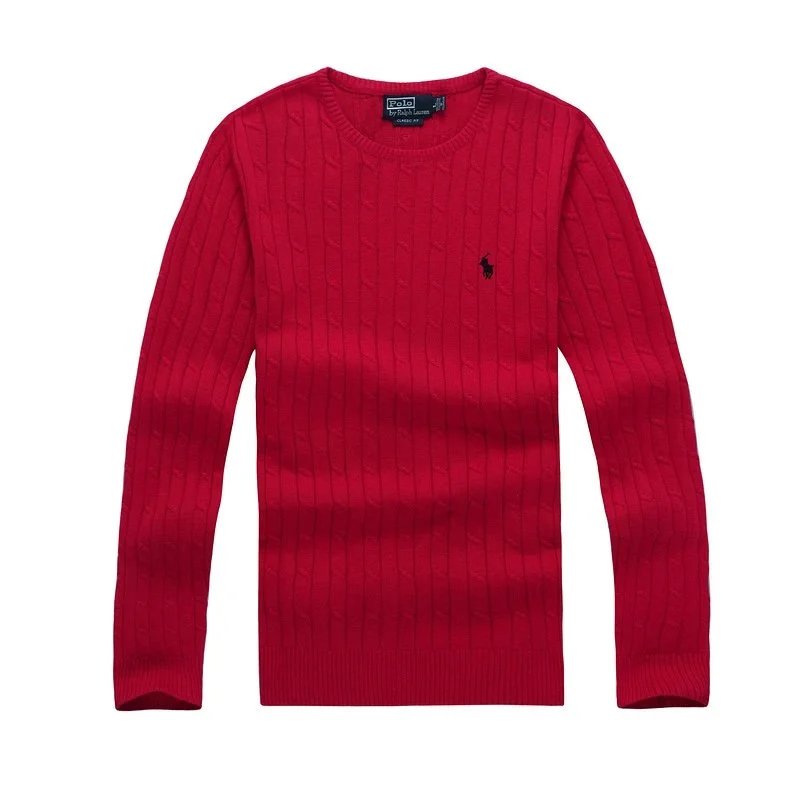 Polo Ralph Lauren Cable Knit Quarter-Zip Sweater Blue - 10