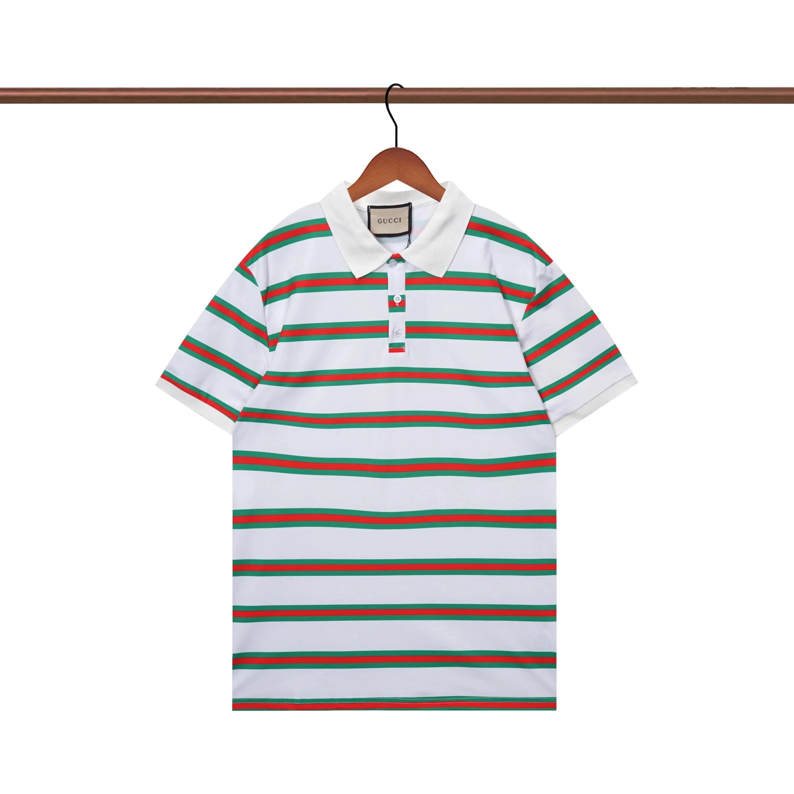 Gucci Pineapple Embroidered Polo Orange Polo Shirt - 29