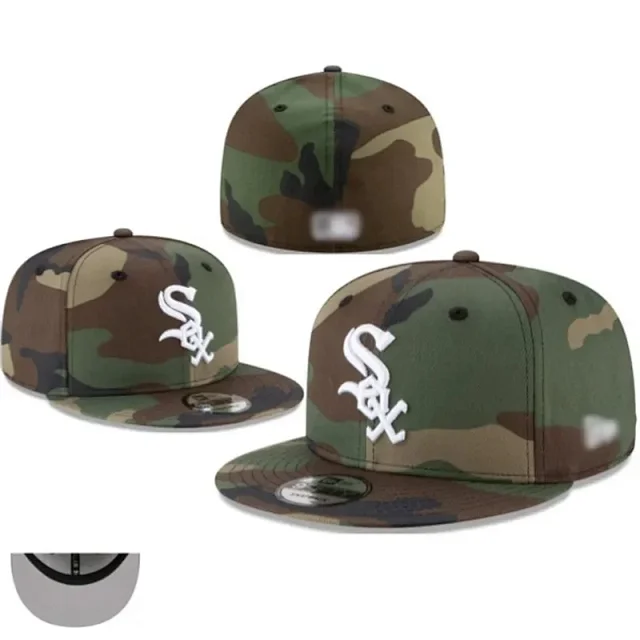 New Era Hats 59FIFTY-style flat-brim fitted baseball caps with embroidered team logos product detail image 22