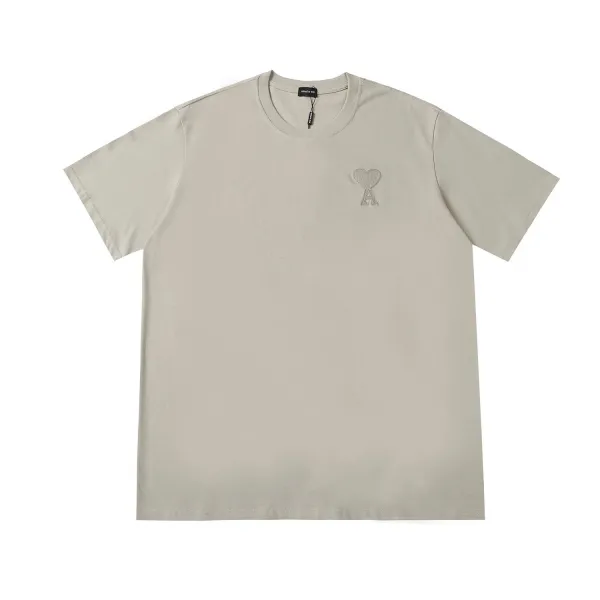 Comme des Garçons Play Heart Logo Gray T-Shirt - 10