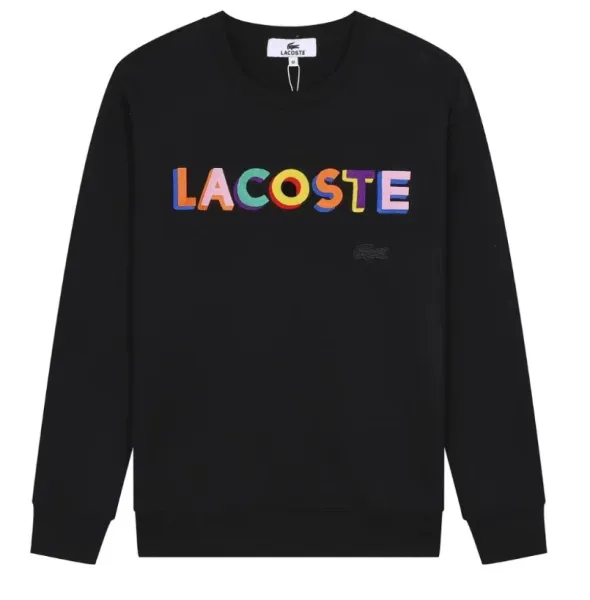 Lacoste Crocodile Logo Graphic Sweatshirt Gray Hoodie - 4