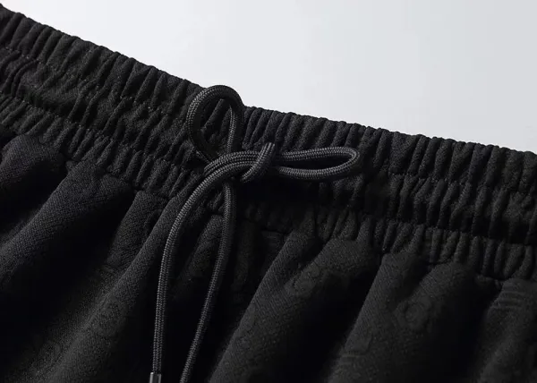 Louis Vuitton Monogram All-Over Black T-Shirt and Shorts Set - 9