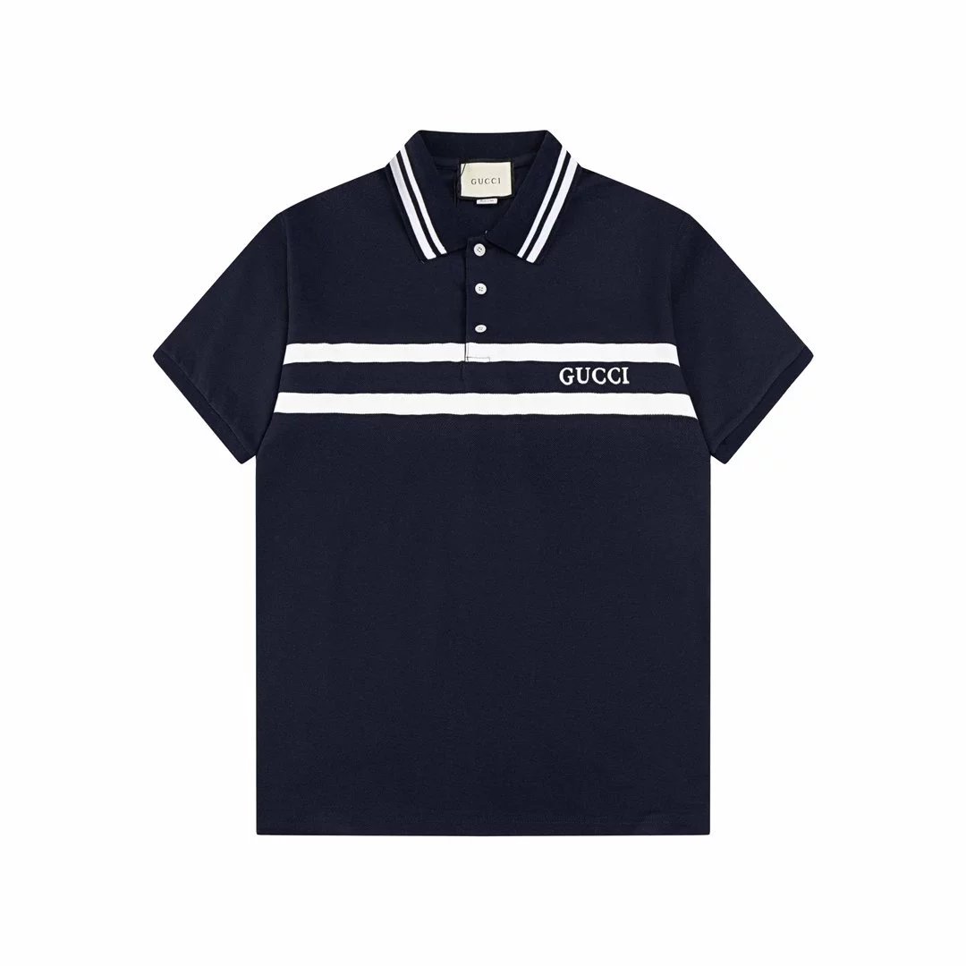 Gucci GG Logo Print Polo White Polo Shirt - 9