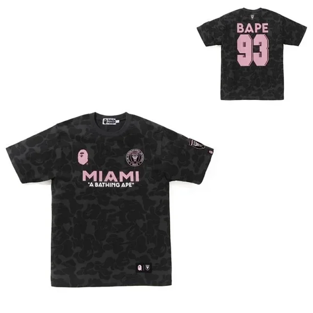 A Bathing Ape T-Shirts Short Sleeve Camouflage Head Graphic product detail image 28