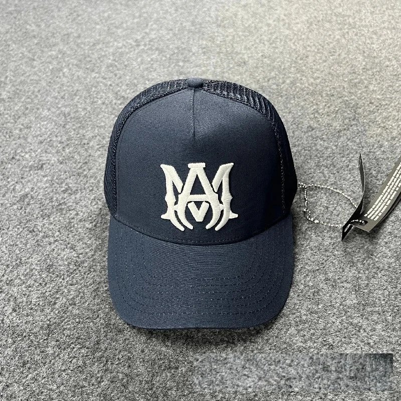 Design Trucker Cap Blue Mesh Back Baseball Cap - 10