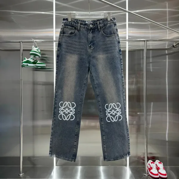 Loewe Anagram Logo Straight-Leg Jeans Dark Wash - 15