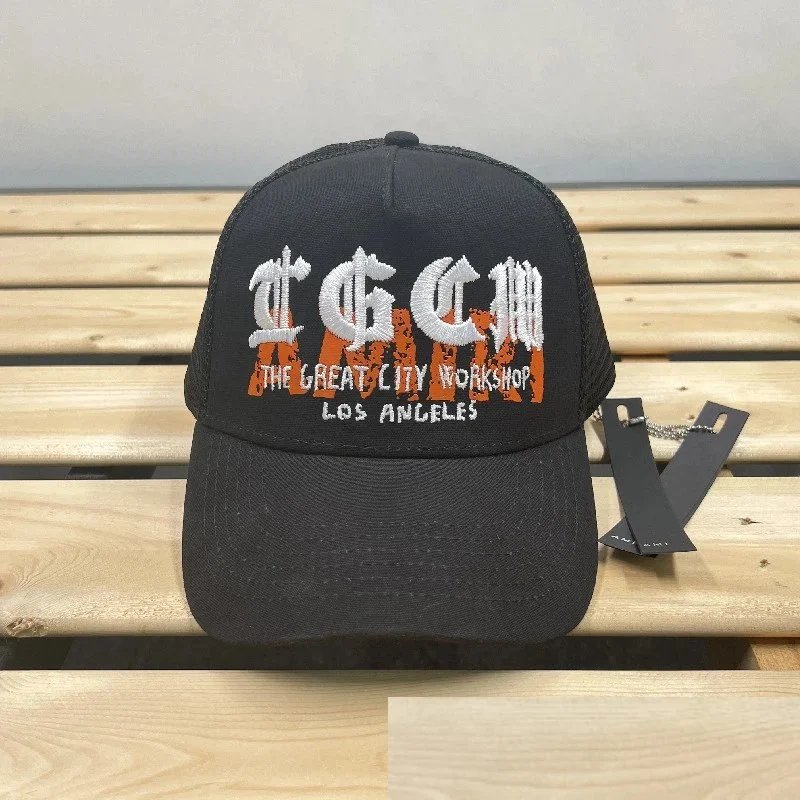 Design Trucker Cap Blue Mesh Back Baseball Cap - 20